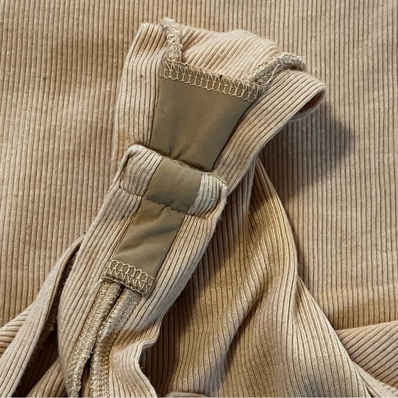 ALIX NYC Ribbed Neutral Beige Bodysuit size Medium - Picture 10 of 14